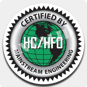 'HC/HFO Certified' Truck Decal