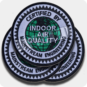 'IAQ Certified' Iron-On Patches - 3 Pack