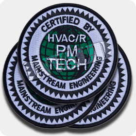 'PM Tech Certified' Iron-On Patches - 3 Pack