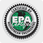 'EPA Certified' Window Decal (608/609 Only)