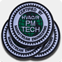 'PM Tech Certified' Iron-On Patches - 3 Pack